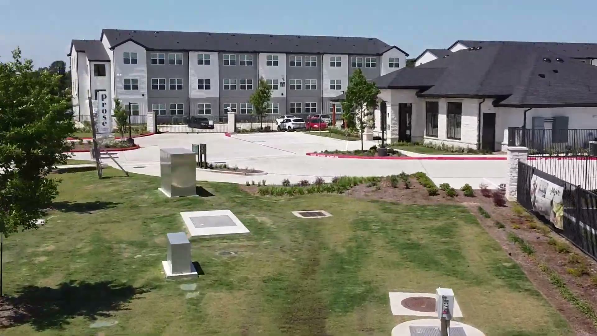 Architectural exterior finish details on a completed Texas Pro project