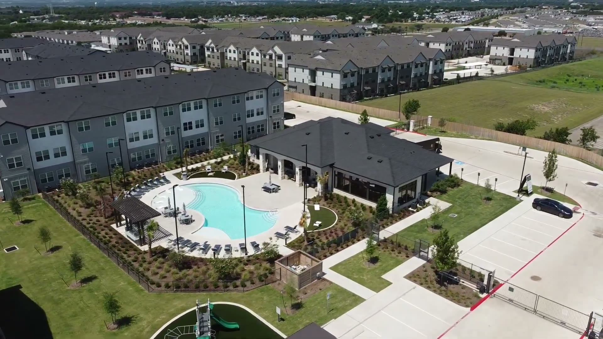 Multifamily exterior finished by Texas Pro Stucco & Masonry